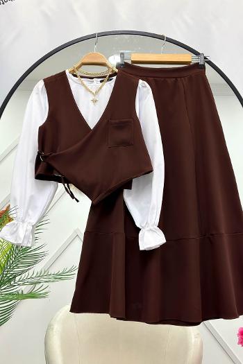 BAĞCIKLI YELEK ETEK TAKIM