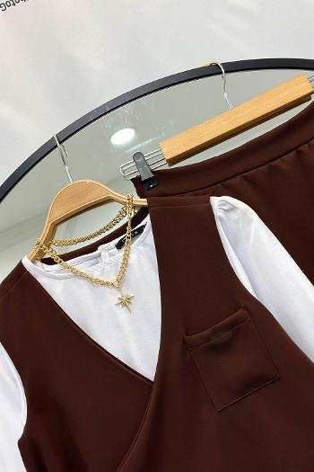 BAĞCIKLI YELEK ETEK TAKIM