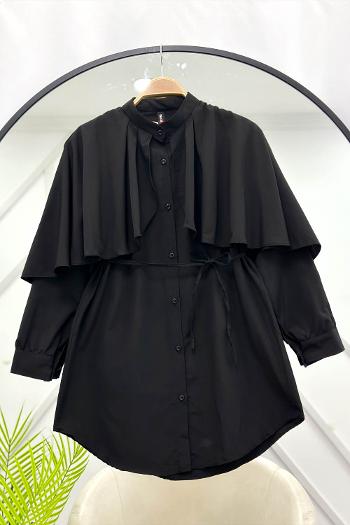 PELERİN DETAYLI GÖMLEK