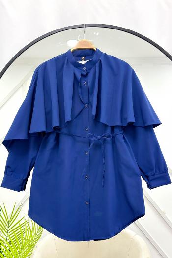 PELERİN DETAYLI GÖMLEK