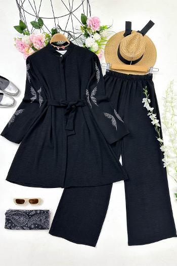 KOLU KELEBEK TAŞ DETAYLI TAKIM