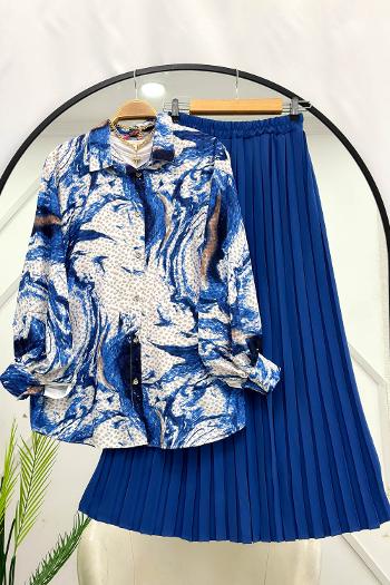 FEYZA PLİSELİ ETEK TAKIM