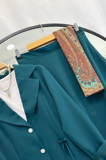 MİNİ FİYONKLU ETEK TAKIM