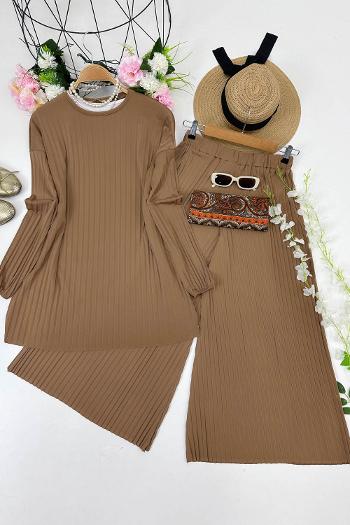 PLİSELİ İKİLİ TAKIM