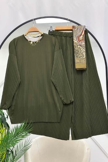 PLİSELİ İKİLİ TAKIM