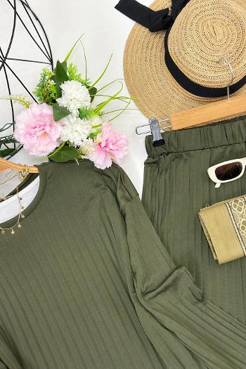 PLİSELİ İKİLİ TAKIM