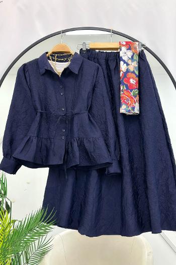 SATEN KRAŞ ETEKLİ TAKIM