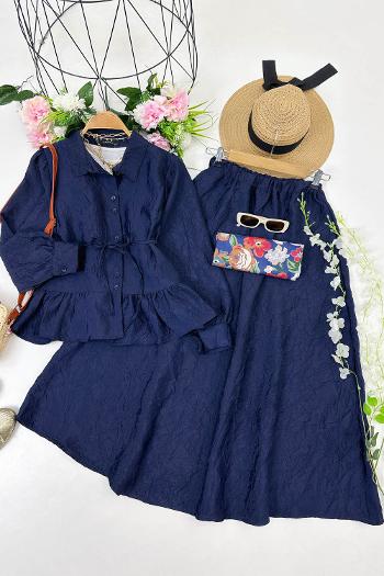 SATEN KRAŞ ETEKLİ TAKIM