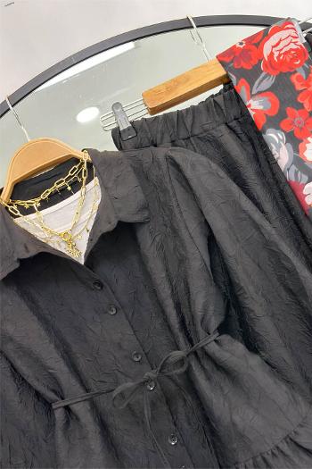 SATEN KRAŞ ETEKLİ TAKIM