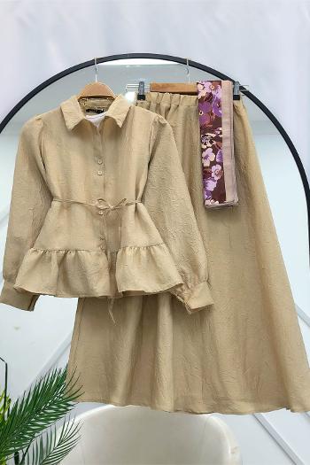 SATEN KRAŞ ETEKLİ TAKIM