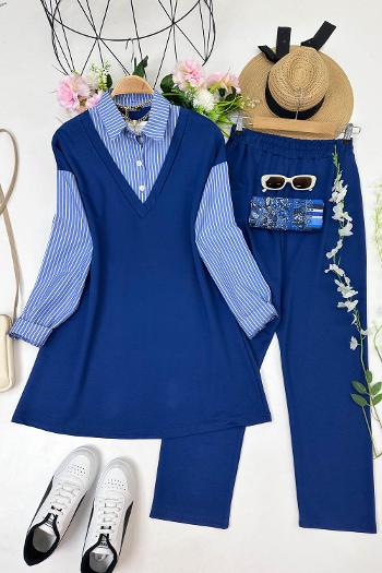 GÖMLEK ÇİZGİLİ TAKIM