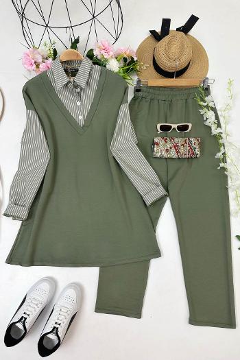 GÖMLEK ÇİZGİLİ TAKIM