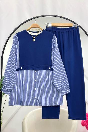 PENYE DETAYLI  GÖMLEKLİ TAKIM