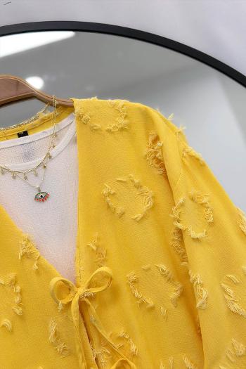 PÜSKÜL  DETAYLI KİMONO