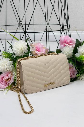 GOLD ZİNCİRLİ KADIN ÇANTA