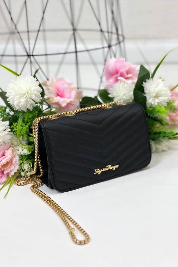 GOLD ZİNCİRLİ KADIN ÇANTA