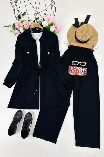 GÖMLEK YAKA PANTOLONLU TAKIM