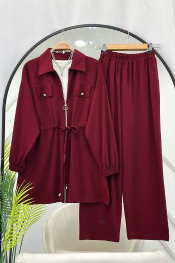 GÖMLEK YAKA PANTOLONLU TAKIM