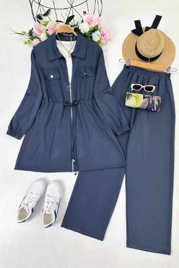 GÖMLEK YAKA PANTOLONLU TAKIM