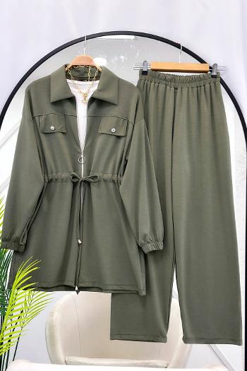 GÖMLEK YAKA PANTOLONLU TAKIM