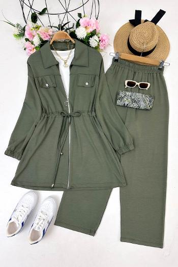 GÖMLEK YAKA PANTOLONLU TAKIM