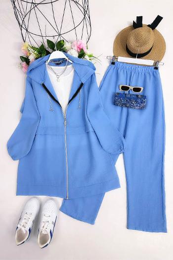 ZİNCİR DETAYLLI AEROBİN İKİLİ TAKIM