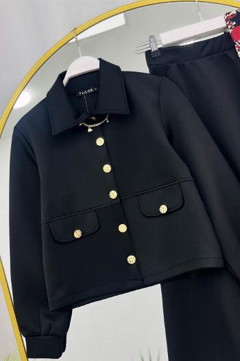 SAHTE CEP DETAYLI KADIN ETEKLİ TAKIM