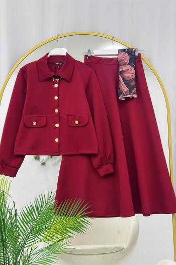 SAHTE CEP DETAYLI KADIN ETEKLİ TAKIM