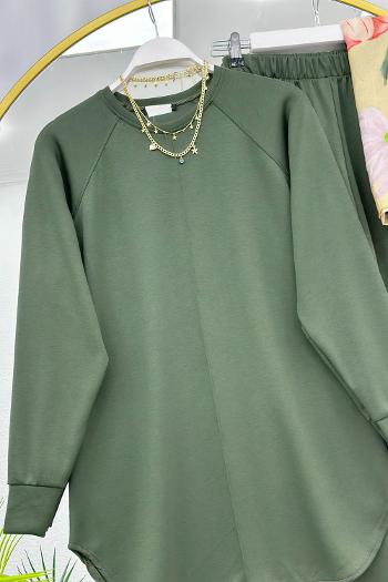 ÖNÜ ÇİZGİ DETAYLI PENYE KADIN SPOR TAKIM