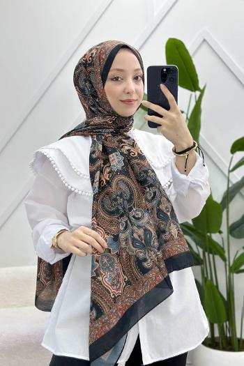 OTANTİK DESENLİ PAMUK ŞAL