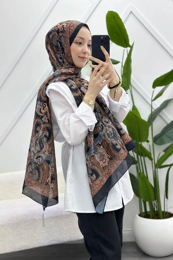 OTANTİK DESENLİ PAMUK ŞAL