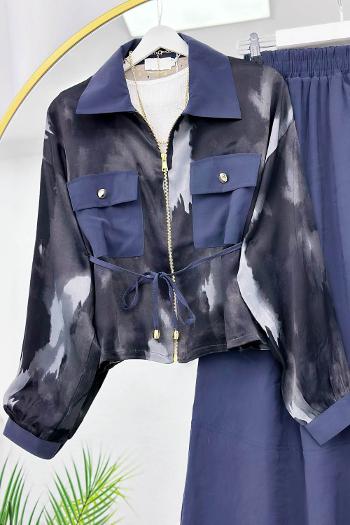 FLOŞ SATEN PREMİUM ETEKLİ TAKIM