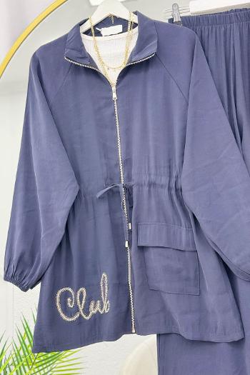 CEKETİ SİMLİ NAKIŞLI TENSEL İKİLİ TAKIM