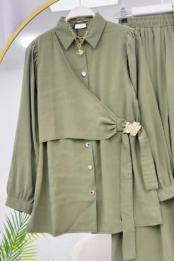 GOLD TOKALI YAN BAĞLAMA TENSEL TAKIM