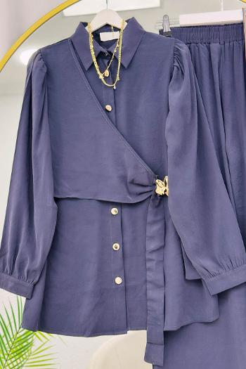 GOLD TOKALI YAN BAĞLAMA TENSEL TAKIM