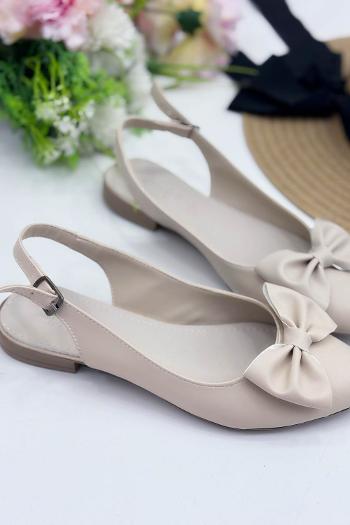 OKÇESİ AÇIK FİYONKLU KADIN BABET AYAKKABI