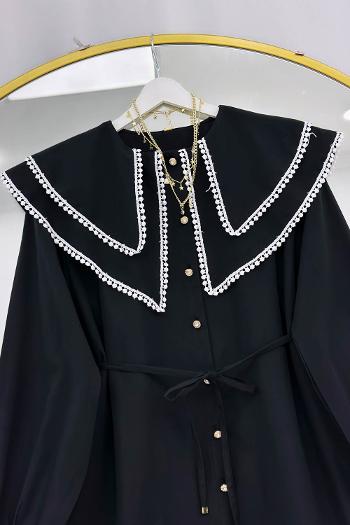 YAKASI ÇİFT KATLI PITPIT FİSTO GÖMLEK