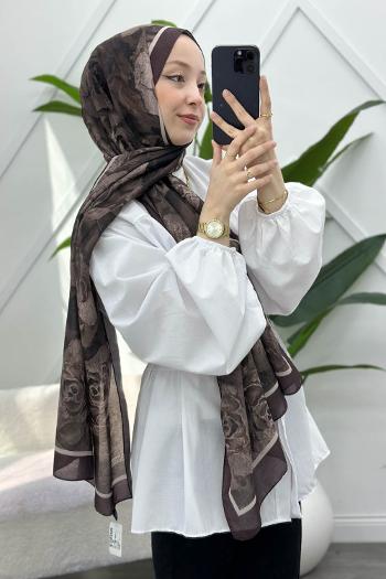 KAHVERENGİ SERİSİ PAMUK ŞAL SERİSİ