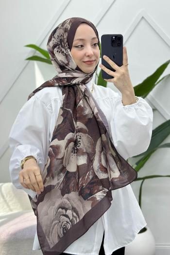 KAHVERENGİ SERİSİ PAMUK ŞAL SERİSİ