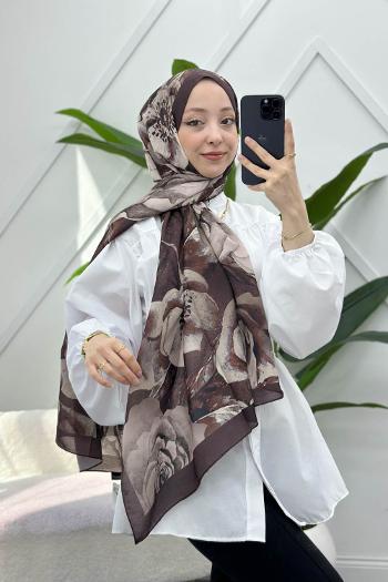 KAHVERENGİ SERİSİ PAMUK ŞAL SERİSİ