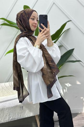 KAHVERENGİ SERİSİ PAMUK ŞAL SERİSİ