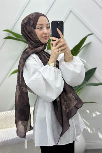 KAHVERENGİ SERİSİ PAMUK ŞAL SERİSİ