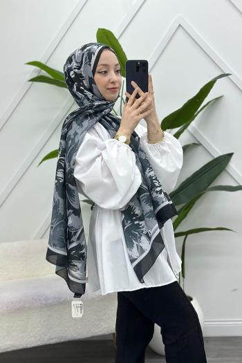 KARANFİL DESEN PAMUK ŞAL