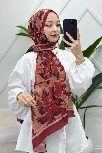 KARANFİL DESEN PAMUK ŞAL