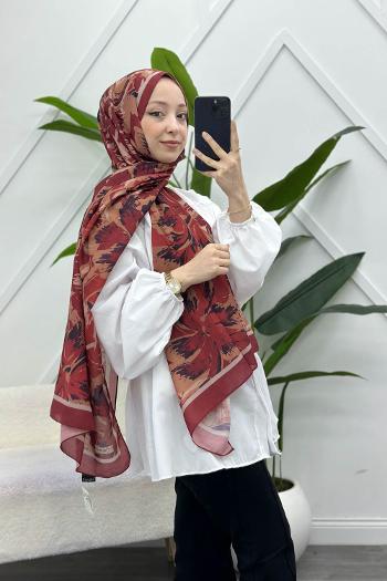 KARANFİL DESEN PAMUK ŞAL