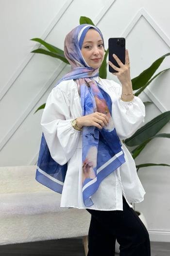 MANOLYA DESENLİ PAMUK ŞAL SERİSİ