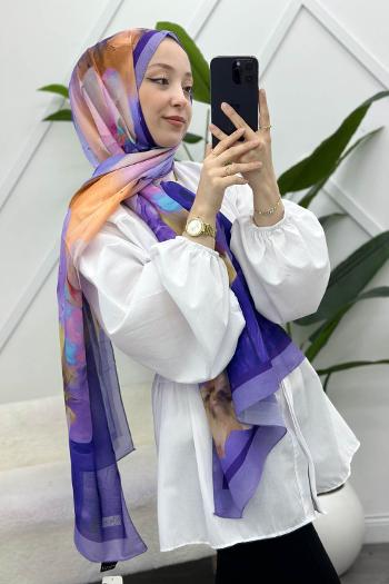 MANOLYA DESENLİ PAMUK ŞAL SERİSİ