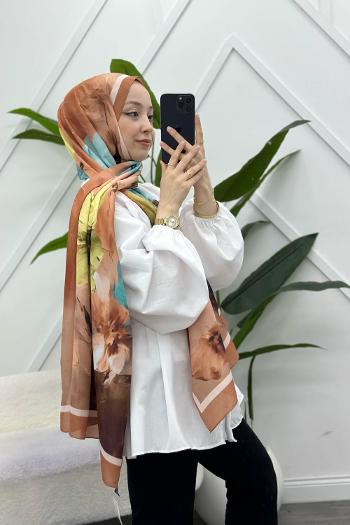 MANOLYA DESENLİ PAMUK ŞAL SERİSİ