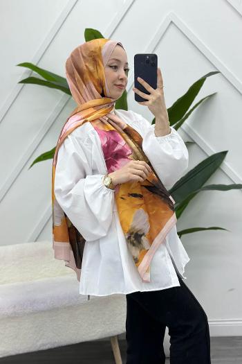 MANOLYA DESENLİ PAMUK ŞAL SERİSİ