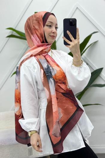 MANOLYA DESENLİ PAMUK ŞAL SERİSİ